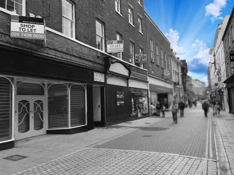 York Coney Street, Closed Shops Rachael Maskell MP calls for Business Rate reform