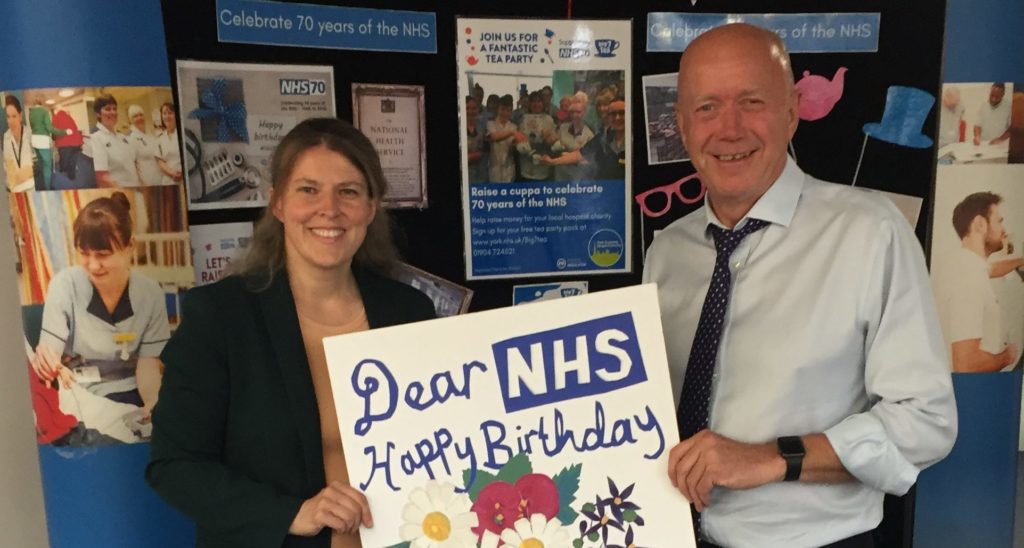 NHS70 birthday card Mike Proctor