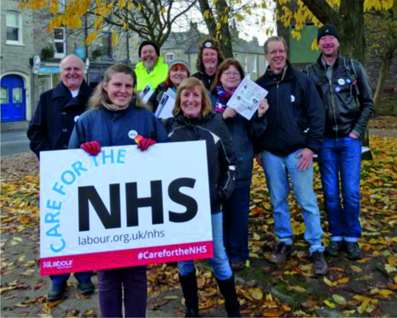 Rachael Maskell MP for York Central campaigns for the NHS with York Labour Party
