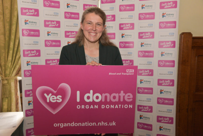 RACHAEL MASKELL MP URGES PEOPLE TO SIGN THE ORGAN DONATION REGISTER 