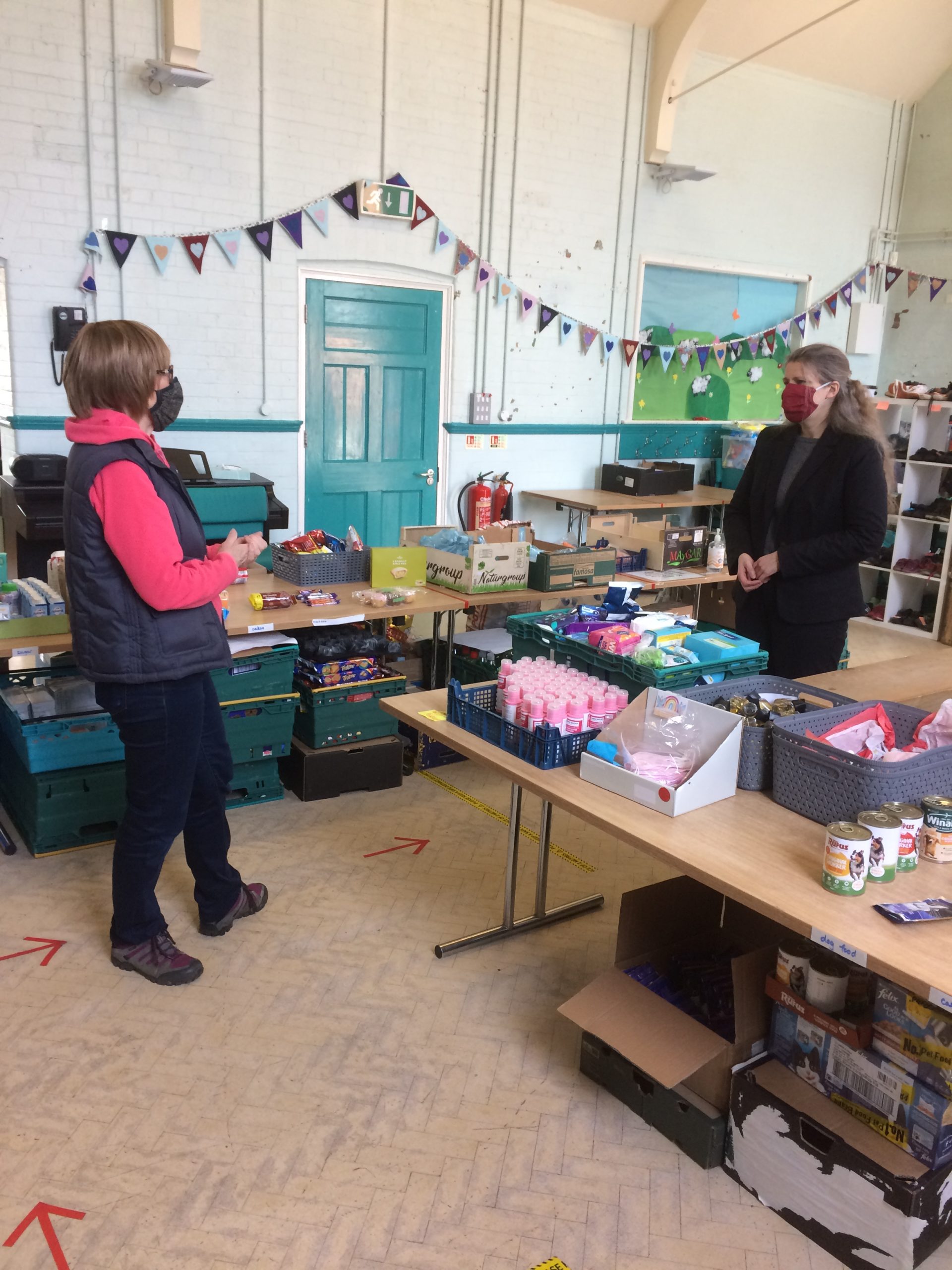 Rachael Maskell MP visiting the Collective Sharehouse, York