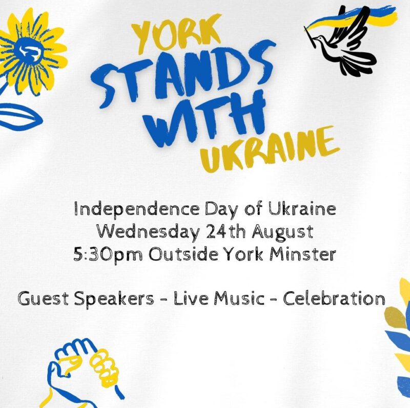 Ukraine Independance Day, Wednesday 24 August
