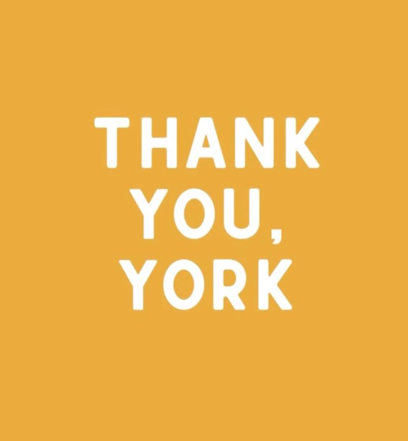 Thank you, York