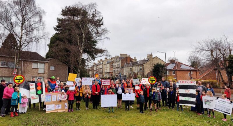 Rachael Maskell at Acomb School Rally