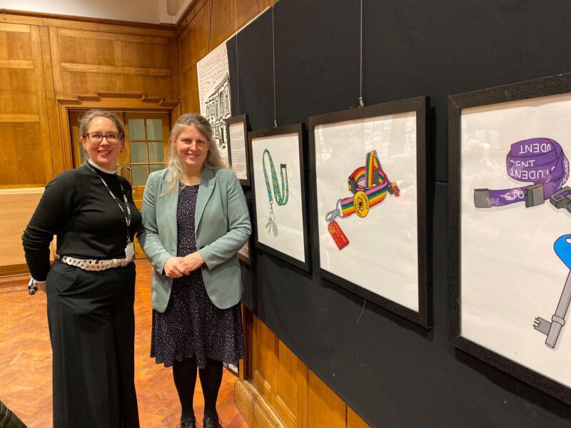 Jenny Layfield and Rachael Maskell MP at Explore York